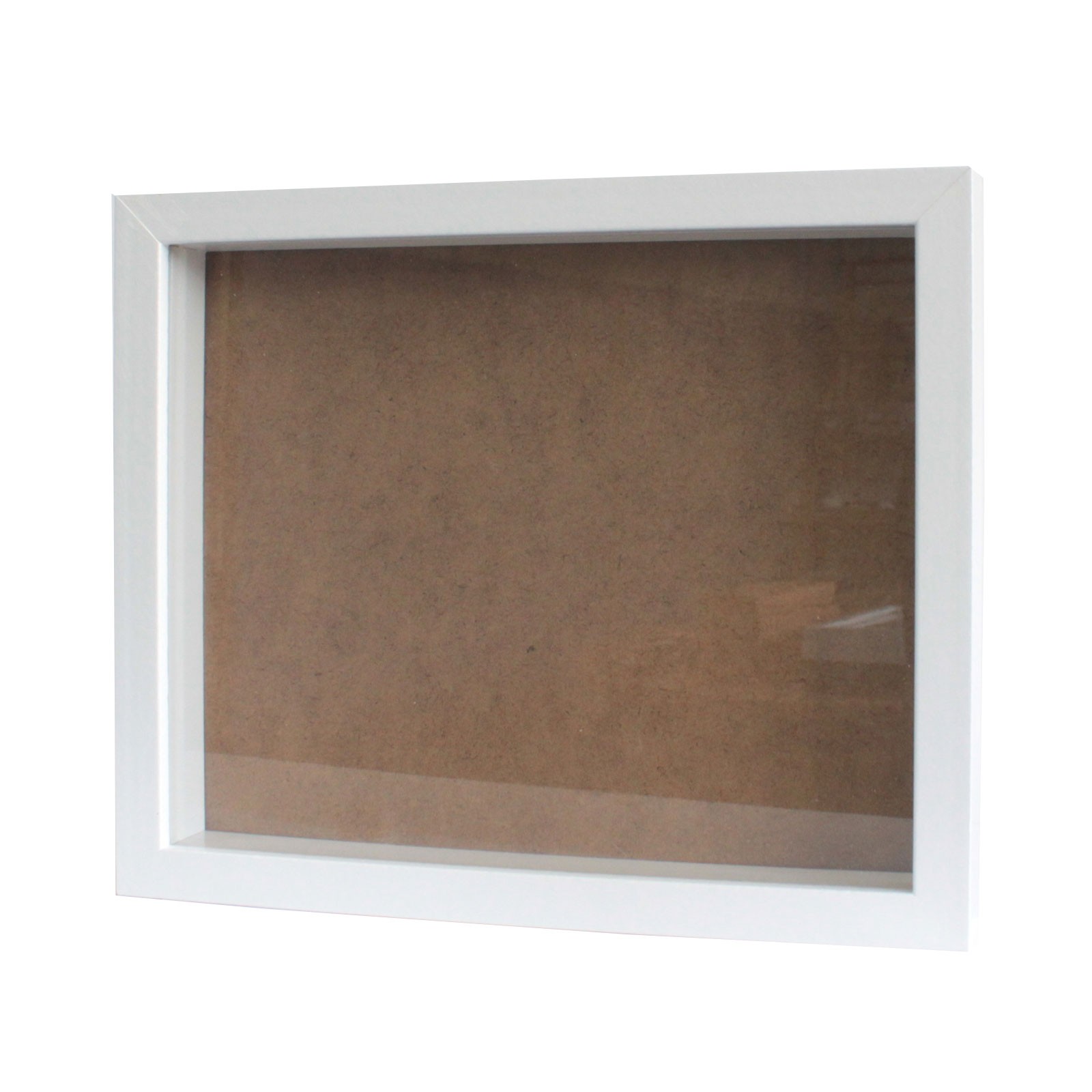 Deep Box Frame Large Portrait 25x30cm White Ancient Wisdom