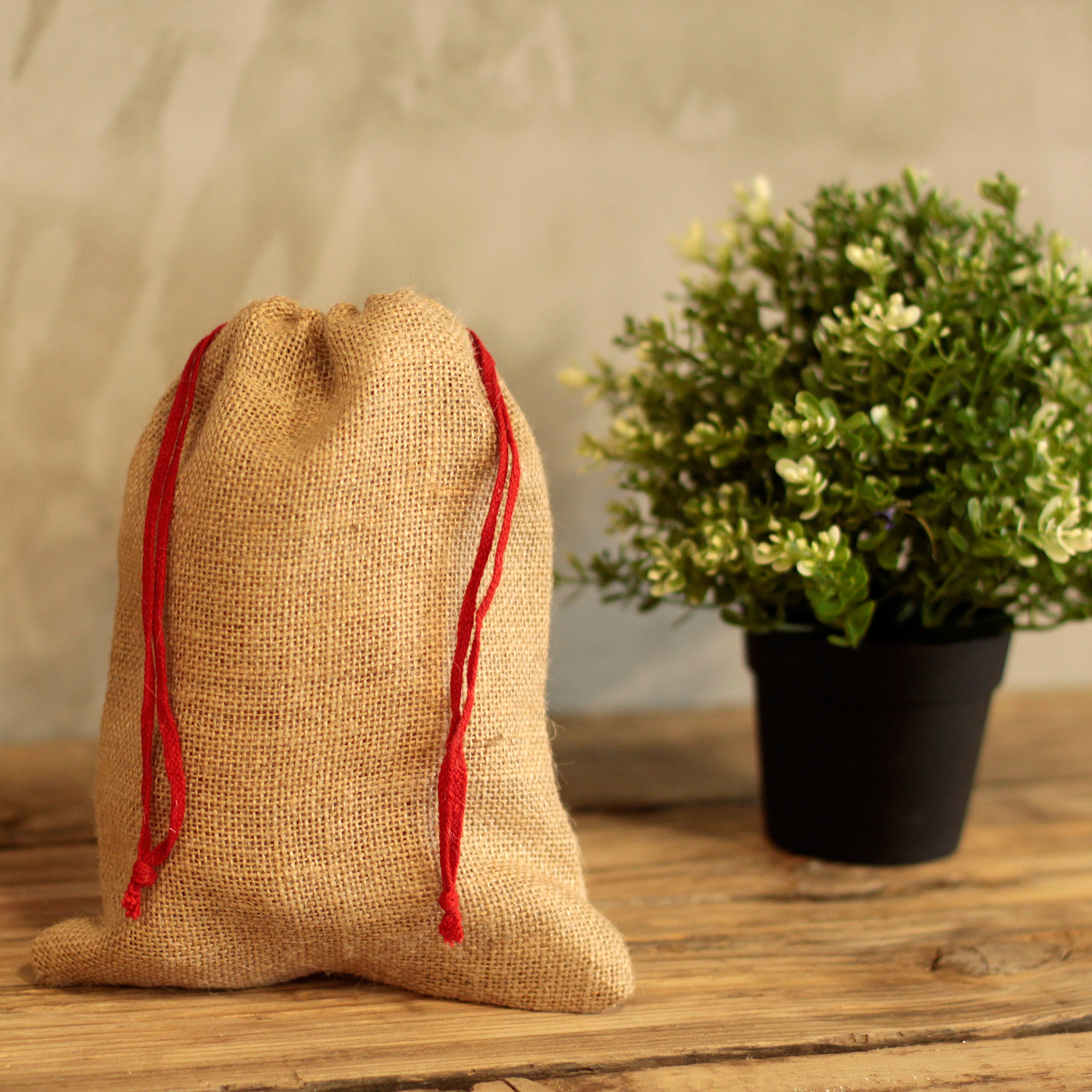 Small Jute Sack - 180x220mm - Ancient Wisdom - Wholesale Giftware and