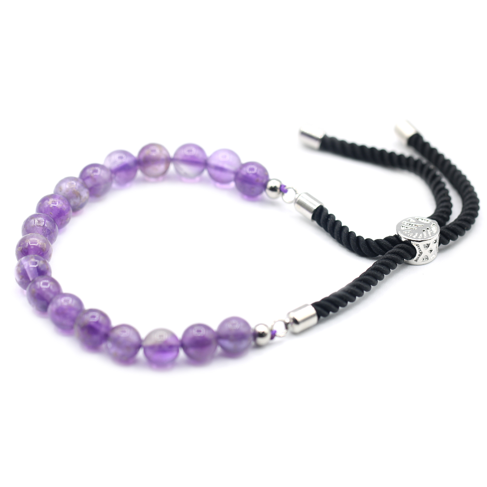 Iron Twist Amethyst Bracelet – Steel Toe Studios