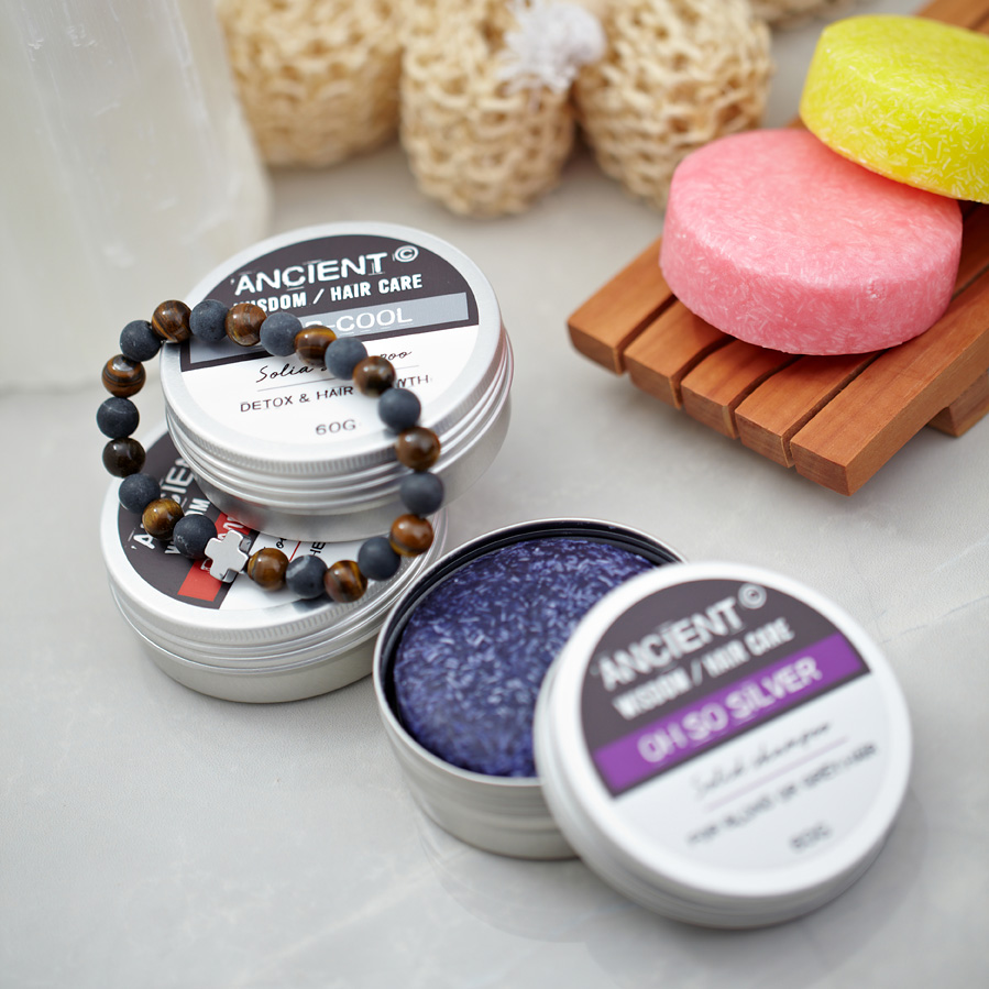 Solid Shampoo Bar 60g Oh So Silver Ancient Wisdom Wholesale